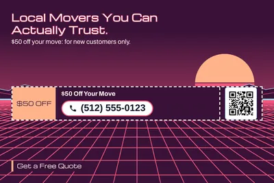 Synthwave · Coupon: Local Movers You Can Actually Trust.