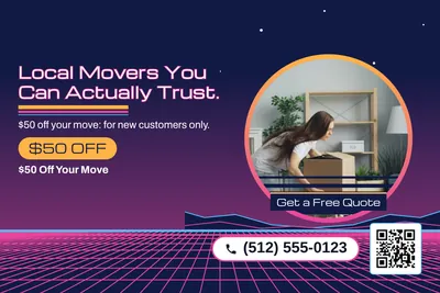 Synthwave · Photo Frame: Local Movers You Can Actually Trust.