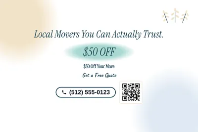 Soft watercolour · Big Offer: Local Movers You Can Actually Trust.
