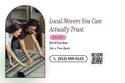 Soft watercolour · Checklist: Local Movers You Can Actually Trust.
