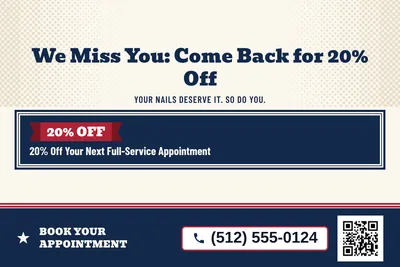 Vintage Americana · Offer Menu: We Miss You: Come Back for 20% Off