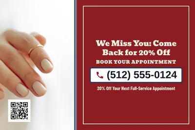 Vintage Americana · Phone Billboard: We Miss You: Come Back for 20% Off