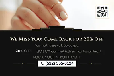 Art deco · Photo Hero: We Miss You: Come Back for 20% Off