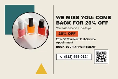 Bauhaus · Photo Frame: We Miss You: Come Back for 20% Off