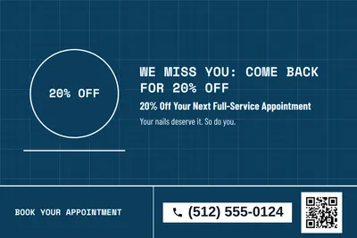 Blueprint · Big Offer: We Miss You: Come Back for 20% Off