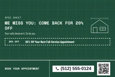 Blueprint · Coupon: We Miss You: Come Back for 20% Off