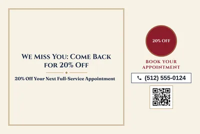 Classic · Checklist: We Miss You: Come Back for 20% Off