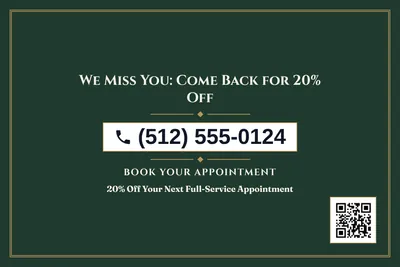 Classic · Phone Billboard: We Miss You: Come Back for 20% Off