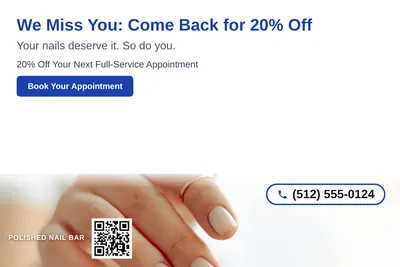 Clean Photo · Photo Bottom Strip: We Miss You: Come Back for 20% Off