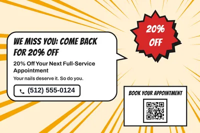 Comic pop · Big Offer: We Miss You: Come Back for 20% Off