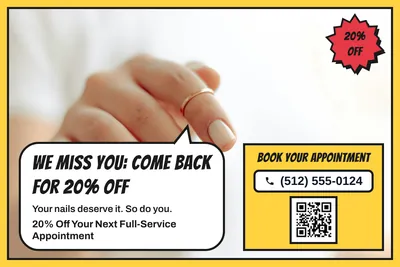Comic pop · Photo Hero: We Miss You: Come Back for 20% Off