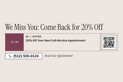 Contemporary · Coupon: We Miss You: Come Back for 20% Off