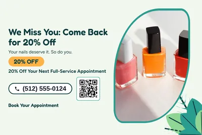 Jungle · Photo Frame: We Miss You: Come Back for 20% Off