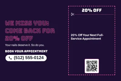 Neon night · Coupon: We Miss You: Come Back for 20% Off