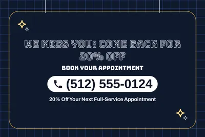 Neon night · Phone Billboard: We Miss You: Come Back for 20% Off