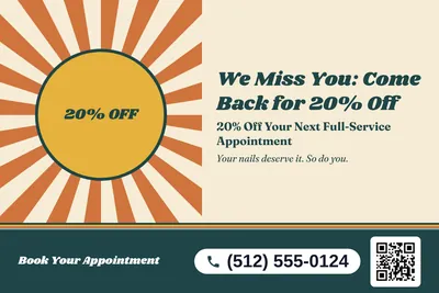 Retro 70s · Big Offer: We Miss You: Come Back for 20% Off