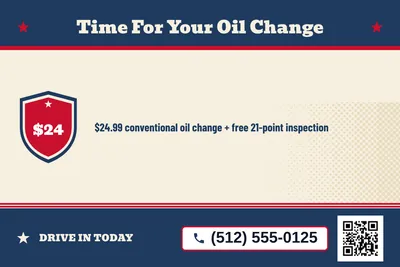 Vintage Americana · Checklist: Time For Your Oil Change