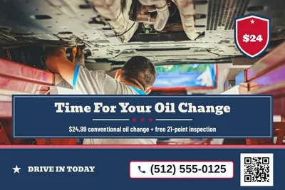 Vintage Americana · Photo Hero: Time For Your Oil Change
