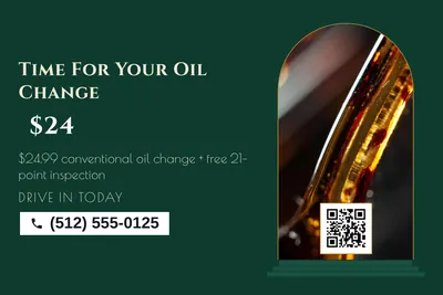 Art deco · Photo Frame: Time For Your Oil Change