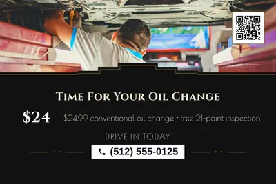 Art deco · Photo Hero: Time For Your Oil Change