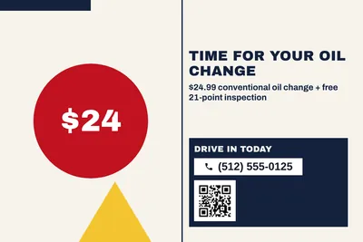 Bauhaus · Big Offer: Time For Your Oil Change