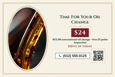Classic · Photo Frame: Time For Your Oil Change