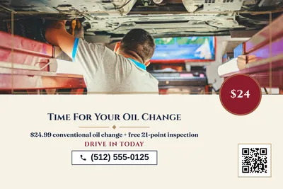 Classic · Photo Hero: Time For Your Oil Change