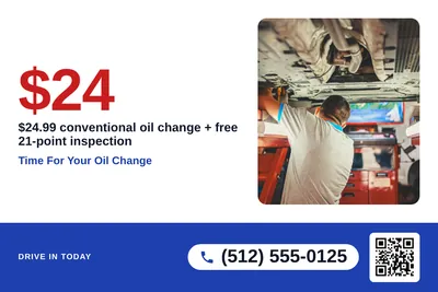 Local Offer · Big Offer: Time For Your Oil Change