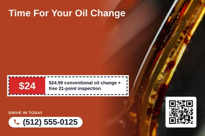 Local Offer · Coupon: Time For Your Oil Change