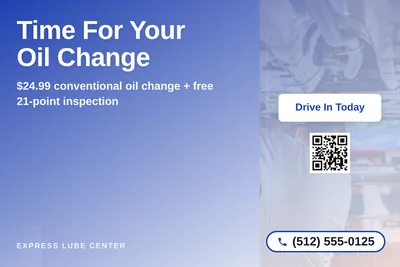 Modern Gradient · Asymmetric Blocks: Time For Your Oil Change
