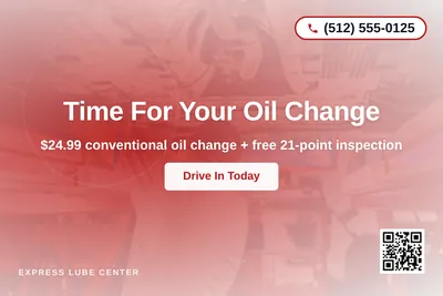 Modern Gradient · Radial Burst: Time For Your Oil Change