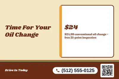 Retro 70s · Checklist: Time For Your Oil Change