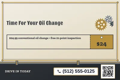 Steampunk · Coupon: Time For Your Oil Change