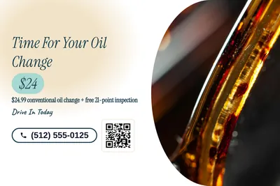 Soft watercolour · Split: Time For Your Oil Change