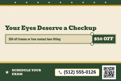 Vintage Americana · Coupon: Your Eyes Deserve a Checkup