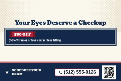 Vintage Americana · Offer Menu: Your Eyes Deserve a Checkup