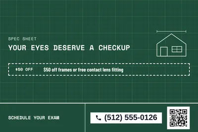 Blueprint · Coupon: Your Eyes Deserve a Checkup