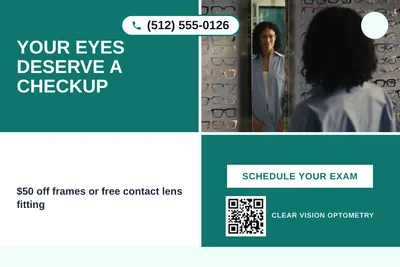 Bold Color Block · Checkerboard: Your Eyes Deserve a Checkup