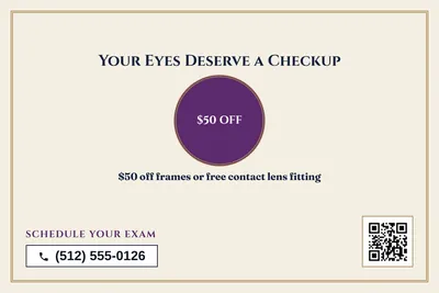 Classic · Big Offer: Your Eyes Deserve a Checkup