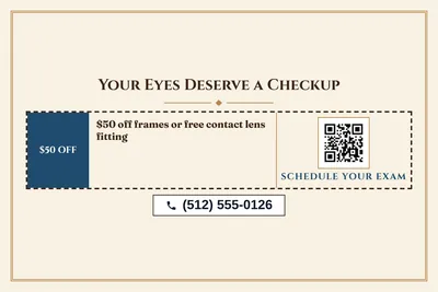 Classic · Coupon: Your Eyes Deserve a Checkup