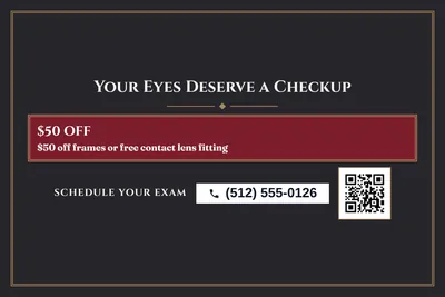 Classic · Offer Menu: Your Eyes Deserve a Checkup
