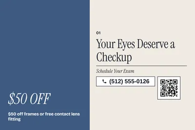 Contemporary · Big Offer: Your Eyes Deserve a Checkup