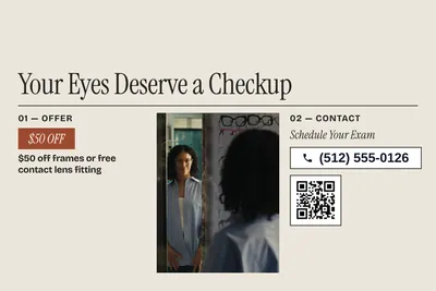 Contemporary · Photo Frame: Your Eyes Deserve a Checkup
