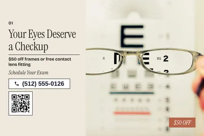 Contemporary · Photo Hero: Your Eyes Deserve a Checkup