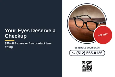 Local Offer · Split Panel: Your Eyes Deserve a Checkup