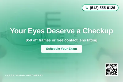 Modern Gradient · Radial Burst: Your Eyes Deserve a Checkup