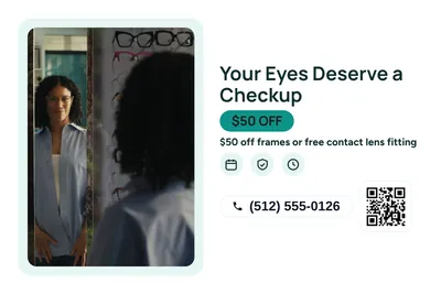 Modern · Photo Frame: Your Eyes Deserve a Checkup