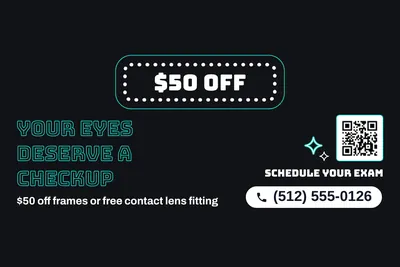 Neon night · Big Offer: Your Eyes Deserve a Checkup
