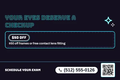 Neon night · Checklist: Your Eyes Deserve a Checkup