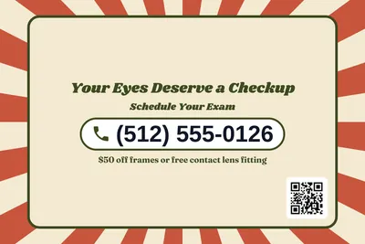 Retro 70s · Phone Billboard: Your Eyes Deserve a Checkup